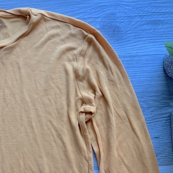 & OTHER STORIES gold long sleeve tee shirt size 0 - Picture 5 of 13